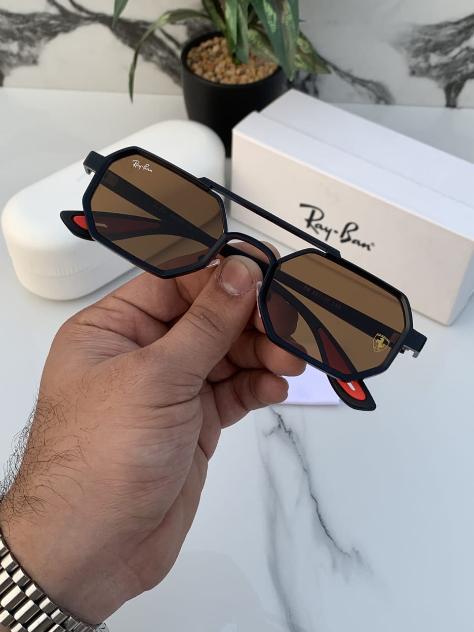 RB Fancy Sunglass For Daily Causal Evergreen UV Protected For Unisex