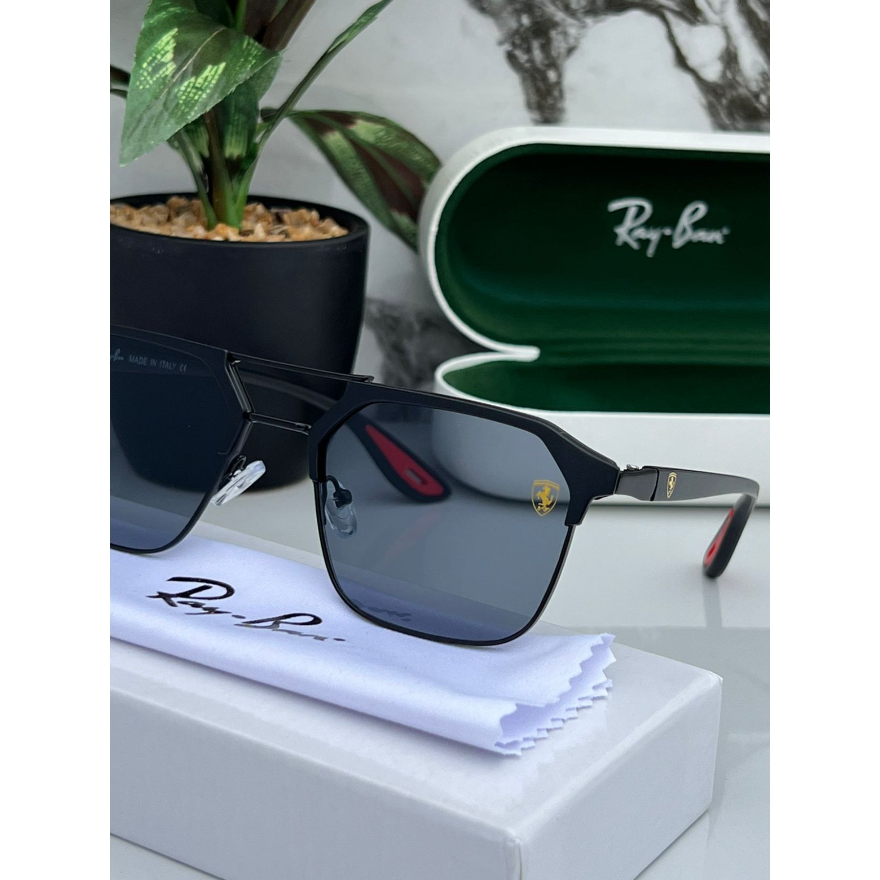RB All Season Special Trending Slant  Fashionable Sunlight Eye Protected Hot Favourite Sunglasses For Unisex.