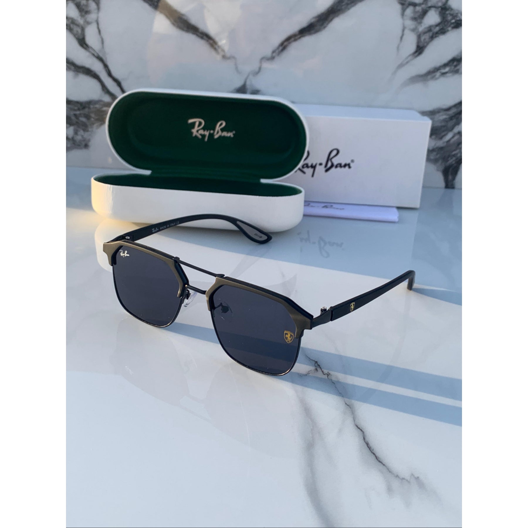 RB All Season Special Trending Slant  Fashionable Sunlight Eye Protected Hot Favourite Sunglasses For Unisex.